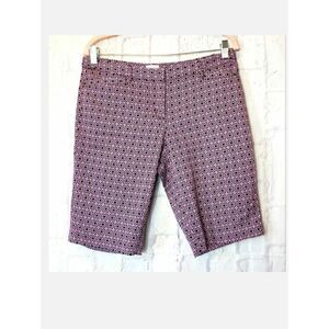LAUNDRY BY SHELLI SEGAL Patterned Bermuda Shorts